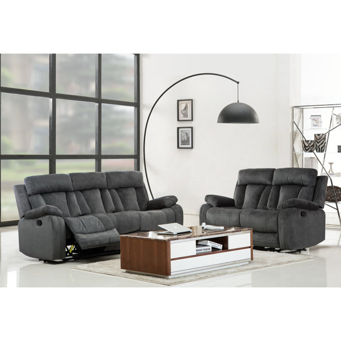 Winston Porter Ullery Reclining 2 Piece Living Room Set & Reviews Wayfair